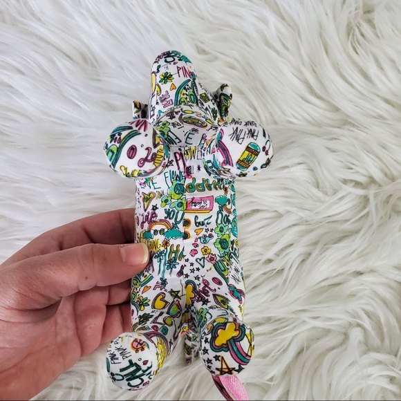 5/$25 Victoria’s Secret Pink Stuffed Graffiti Dog Collectable - Picture 4 of 7